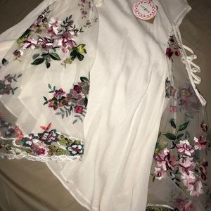 Beautiful open shoulder top